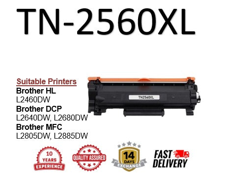 Compatible Brother Toner TN-2560XL