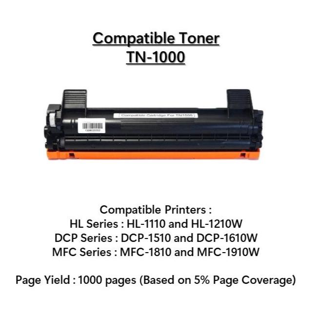 Compatible Brother Toner TN-1000