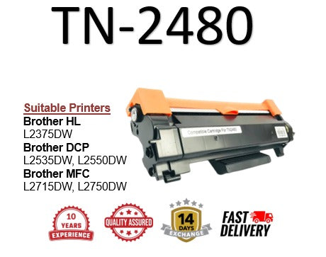 Compatible Brother Toner TN-2480 (High Yield)